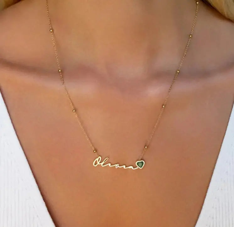Named Heart Necklace