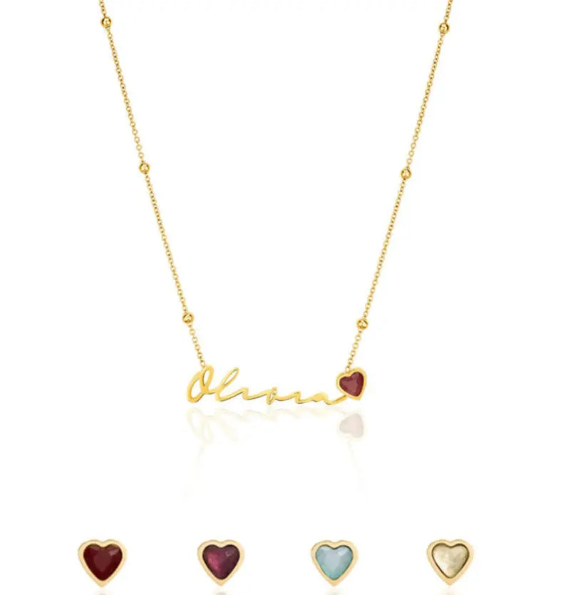 Named Heart Necklace