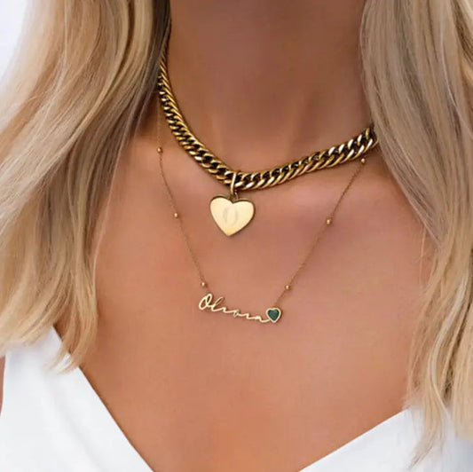 Named Heart Necklace