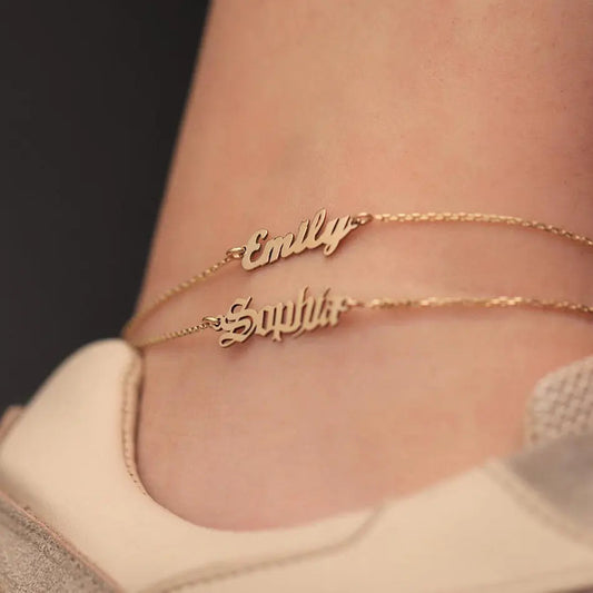 Named Ankle Bracelet