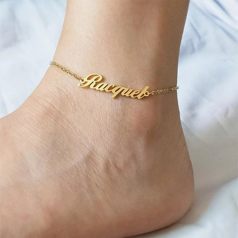 Named Ankle Bracelet