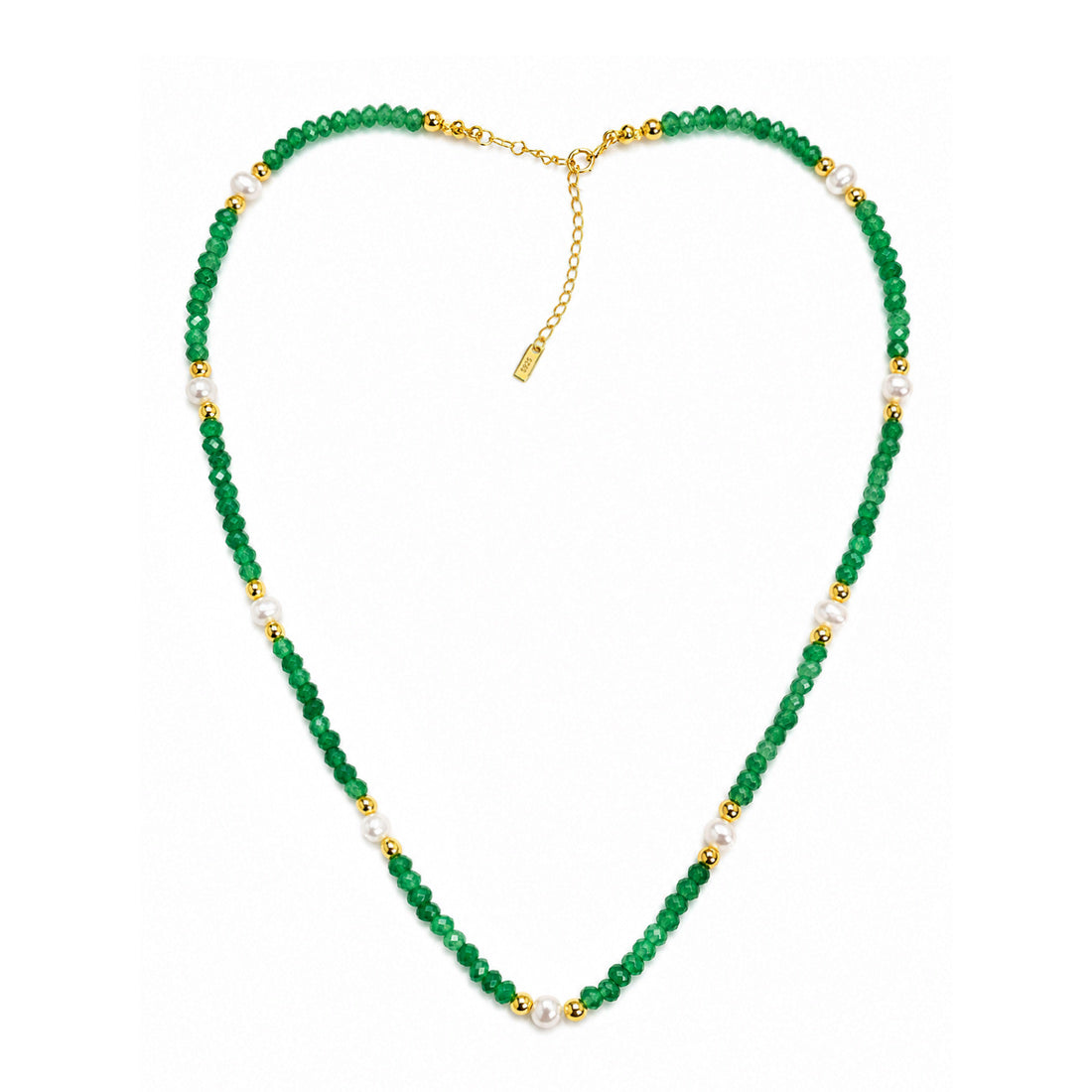 Freshwater Pearl Beaded 18k Gold Plating Women Hypoallergenic Fine Jewellery Holiday Gift 925 Sterling Silver Necklace